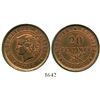 Image 1 : Haiti, copper essai 20 centimes, 1877.