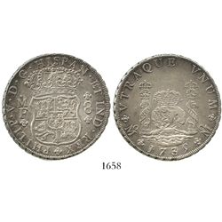 Mexico City, Mexico, pillar 8 reales, Philip V, 1735MF.