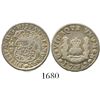 Image 1 : Mexico City, Mexico, pillar 1 real, Philip V, 1739/8MF, rare overdate (unlisted in Gilboy).