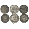 Image 1 : Lot of 3 Mexico City, Mexico, pillar 1R of Philip V and Ferdinand VI: 1746M, 1755M and 1761M.