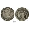 Image 1 : Mexico City, Mexico, bust 8 reales, Charles IV transitional (bust of Charles III, ordinal IV), 1790F