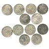 Image 1 : Lot of 6 Mexico City, Mexico, bust 8 reales of Charles IV, dated 1793FM, 1794FM, 1795FM, 1796FM, 179