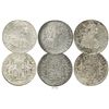 Image 1 : Lot of 3 Mexico City, Mexico, bust 8 reales of Charles IV, dated 1791FM, 1793FM and 1798FM.