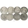 Image 1 : Lot of 4 Mexico City, Mexico, bust 4 reales of Charles III, Charles IV and Ferdinand VII: 1788FM, 17