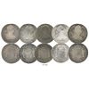 Image 1 : Lot of 5 Mexico City, Mexico, bust 2 reales of Charles III: 1772FM (initials facing rim), 1773FM, 17