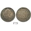 Image 1 : Mexico City, Mexico, bust 1 real, Charles III, 1773FM, initials facing rim.
