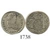 Image 1 : Zacatecas, Mexico, 1/2 real, Ferdinand VII, 1821AG, very rare assayer.