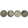 Image 1 : Lot of 2 Lima, Peru, bust 4 reales of Charles IV: 1797IJ and 1806JP.