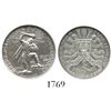 Image 1 : Peru, 5 soles (token coinage), 1932, National Defense, encapsulated NGC MS 63.