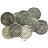 Image 1 : Lot of 10 Spanish milled 2R "pistareens" of Philip V, Ferdinand VI and Charles III, various mints an