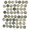 Image 1 : Lot of 27 Spanish bust "de vellon" 4R (size of 2R) of Joseph Napoleon and Ferdinand VII, various min