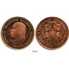 Image 1 : Togo, copper proof piedfort 10,000 francs, 1977, rare (20 minted).