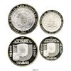 Image 1 : Lot of 2 Uruguay proof patterns of 1984, Inter-American Bank of Development (BID), both with reeded 
