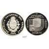 Image 1 : Uruguay, cameo proof plain-edge piedfort 2000 nuevos pesos, 1984, Inter-American Bank of Development
