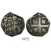 Image 1 : Caracas, Venezuela, "imitation cob" 2 reales, date "751" (early 1800s), rare.