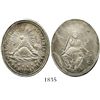 Image 1 : Potosi, Bolivia, oval silver medal, 1800s, education, ex-Derman.