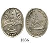 Image 1 : Potosi, Bolivia, small oval silver medal, 1800s, ex-Derman.