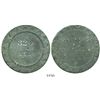 Image 1 : Morro Velho, Brazil, large pewter(?) slave-trade token, 320 reis, 1848, rare.