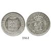Image 1 : Cuba, small silver proclamation medal, Isabel II, 1834, Santiago de las Vegas.