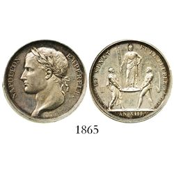 France, silver medal, Napoleon, AN XIII (1804/5), senate and people.
