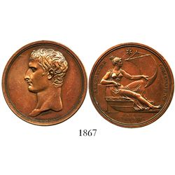 France, copper medal, Napoleon, AN 4 (1795/6), conservatrix fortune.