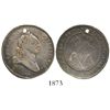 Image 1 : Guatemala, small silver proclamation medal, Charles IV (bust of Charles III), 1789.