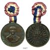 Image 1 : Panama, bronze medal with cloth ribbon, 1956, Dr. Carlos A. Mendoza, rare.