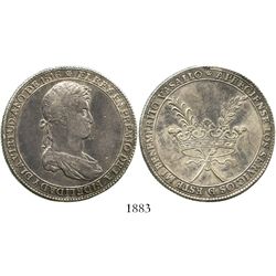Potosi, Bolivia, 8R-sized silver medal, Ferdinand VII, 1816, in appreciation for services, ex-Derman