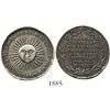 Image 1 : Lima, Peru, 1/2 peso-sized silver medal (jura), Independence/San Martin, 1821.