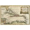 Image 1 : Small British map dated 1768 of the West Indies, engraved for Charles Theodore Middleton's Complete 