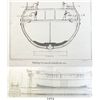 Image 1 : Lot of 2 ship diagrams (East Indiaman 1816, and fourth rate 1684) from 1800s publications.