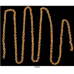 Small gold chain (297 small oval links).