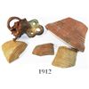 Image 1 : Lot of 5 pieces of a bronze bell.