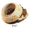 Image 1 : Earthenware olive jar neck with encrustation that could contain other artifacts.