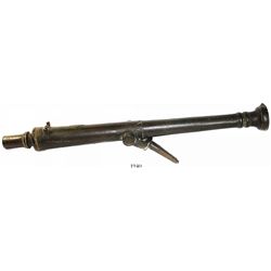Bronze rail cannon, Portuguese or Malaysian, late 1700s-early 1800s.