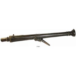 Bronze rail cannon, Portuguese or Malaysian, late 1700s-early 1800s.