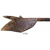 Image 1 : Iron halberd blade, 1600s, found at a colonial site in northwestern Florida.