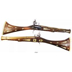 Spanish miquelet blunderbuss, 1700s-1800s, made for Mediterranean market.