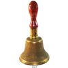 Image 1 : British Royal Navy "deck watch" bell, 1800s, with broad-arrow marks.