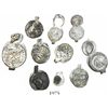 Image 1 : Lot of 9 small lead cloth-bale seals (1500s-1600s).