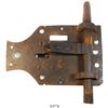 Image 1 : Large iron door lock, Spanish colonial (1600s-1700s), found at a colonial site in the southern Carib
