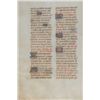 Image 1 : 1400AD, circa. Illuminated manuscript - a leaf from a Book of Hours