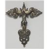Image 1 : 16th Century Spanish silver crucifix, possibly from an Armada ship, found in Donegal