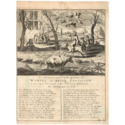 17th Century: Collection of economic bubble satirical engravings
