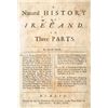 Image 1 : 1726: A Natural History of Ireland in Three Parts by Gerard Boate Gerard and Thomas Molyneaux