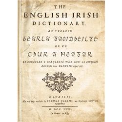 1732: MacCurtin and Begley English Irish Dictionary