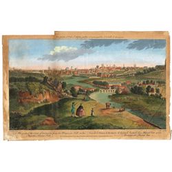 1753: 'A Prospect of the City of Dublin from the Magazine Hill in his Majesty's Phoenix Park' engrav