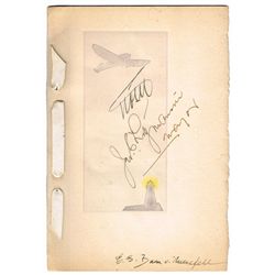 1928 (13 May) Transatlantic Flight Milwaukee Dinner Menu signed by Fitzmaurice, Von Hunefeld and Koe