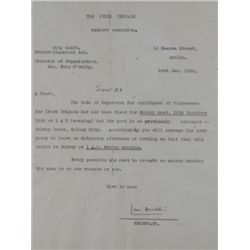 1936 (10 December) Irish Crusade against Communism Notice for Volunteers for Irish Brigade to Spain