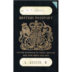 1994: Gusty Spence American visit collection including passport, visa, letters etc.